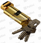 Картинка Ключевой цилиндр PALLINI Р 60СК РG золото, ключ/вертушка