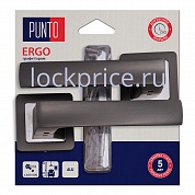 Картинка Ручка Punto (Пунто) раздельная LM/A K.QR52.ERGO/HD GR/CP-23 графит/хром
