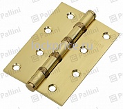 Картинка Петля врезная универсальная с 4-мя подшипниками PALLINI PH 100х70х2,5 4BB BS матовое золото