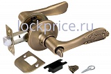 Ручка защелка 6033 MAB-B (фик.) мат. бронза