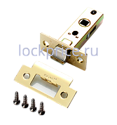 Картинка Защелка межкомнатная RENZ (РЕНЦ) "L 5-45", латунь блестящая