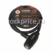 Замок тросовый Fuaro (Фуаро) PL-0865-KEY (8х650мм) 2кл. ПОДВЕС