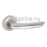 Ручка раздельная Ajax (Аякс) SIGMA JR SN/CP-3 матовый никель/хром 140мм