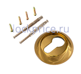Накладка на цилиндр RENZ (РЕНЦ) INET 08 DGP, тёмное золото