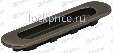 Картинка Ручка для раздвижных дверей и дверей купе Pallini PAL 150 AB античная бронза