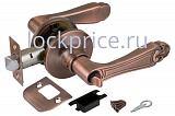 Ручка защелка 6037 AC-B (фик.) медь