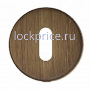 Картинка Накладка под ключ буратино на круглом основании Fratelli Cattini KEY 7-BY матовая бронза 2 шт.