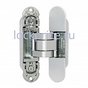 Картинка E30200.92.34 AGB (АГБ) (мат. хром) петля ECLIPSE 2.1 (4 накладки в комплекте), 60 кг.