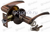 Картинка Ручка-защелка межкомнатная входная PALLINI P3902 AC-ET античная медь