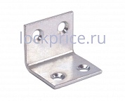 Картинка Уголок skobis (СКОБИС) мебельный 25 (25x25x30x2) цинк белый (10 шт)