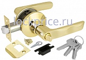 Картинка Ручка защелка 6024 PB-E (кл./фик.) золото