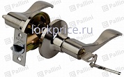 Картинка Ручка-защелка межкомнатная входная PALLINI P3801 SN-ET матовый никель