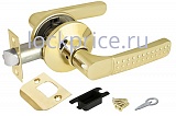Ручка защелка 6026 PB-P (без фик.) золото