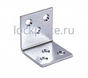 Картинка Уголок skobis (СКОБИС) мебельный 30x30 (30х30х30х2) цинк белый (10 шт)