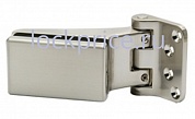 Петля RENZ (РЕНЦ ) для стеклянных дверей INGDH 70 SN, никель матовый
