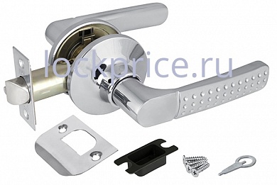 Картинка Ручка защелка 6026 CP-P (без фик.) хром