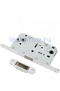 Картинка Защелка сантехническая магнитная РЕНЦ с пластиковой ответной планкой, никель матовый