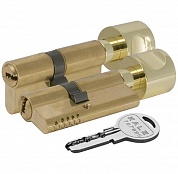 Картинка Цилиндровый механизм с вертушкой KALE KILIT 164 OBS SCE/100 (45+10+45) mm латунь 5 кл.